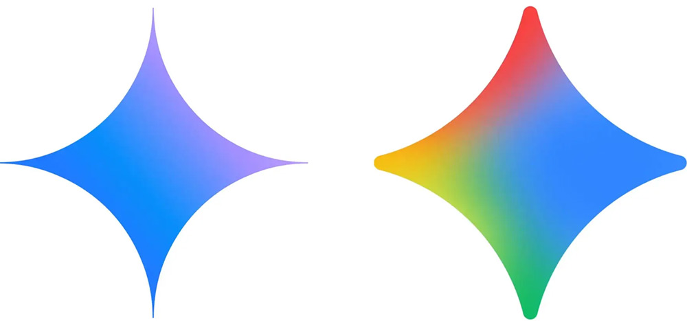 Màu sắc Gemini cũ và mới