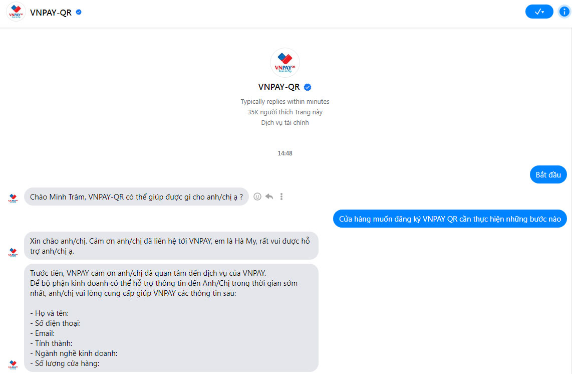 Đằn ký VNPAY cho cửa hàng