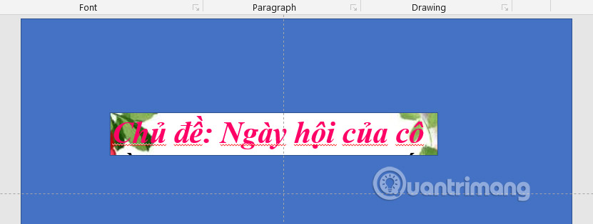 Nổi bật nội dung trong slide