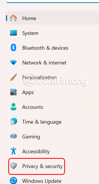 Privacy & Security Windows 11
