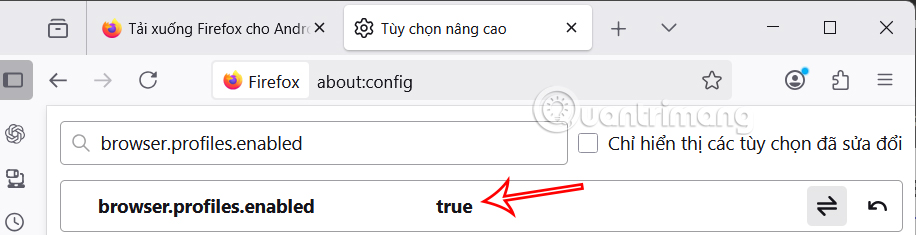  Bật nhiều hồ sơ trên Firefox