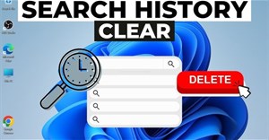 Hướng dẫn xóa lịch sử tìm kiếm trên Search Bar Windows 11