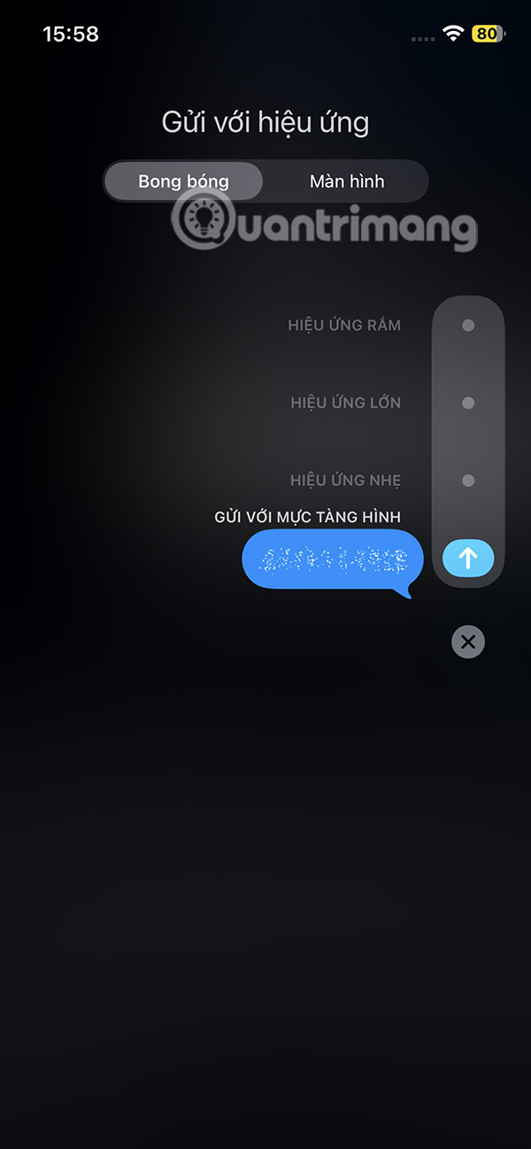 Tin nhắn tàng hình iPhone