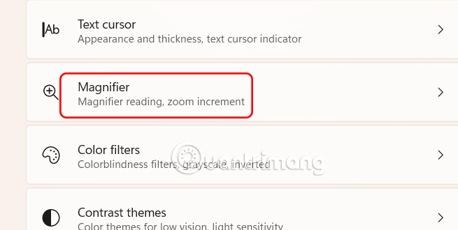 Magnifier Windows 11