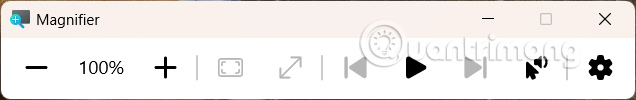 Giao diện Magnifier Windows 11