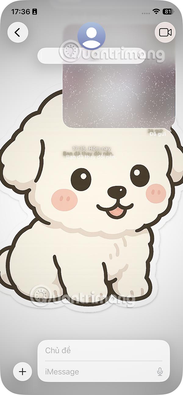 Hình nền nhắn tin iPhone