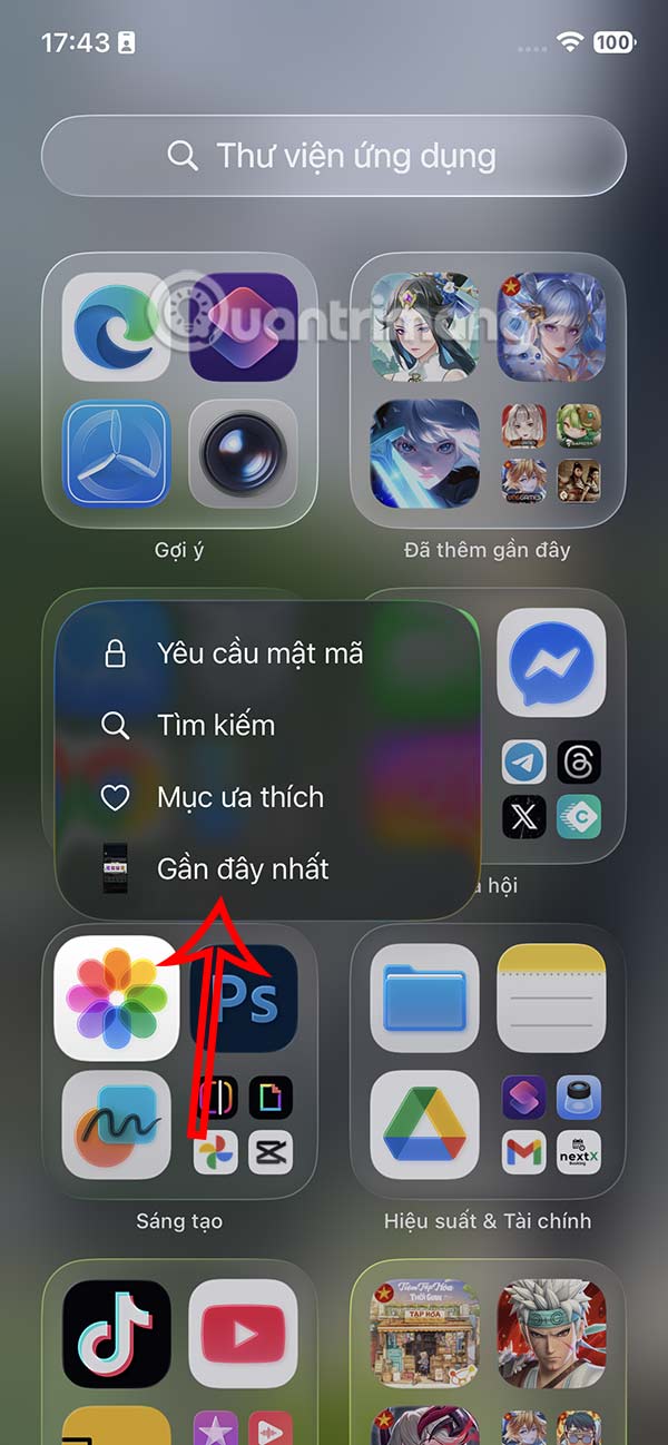 Xem ảnh gần đây trên Album iPhone