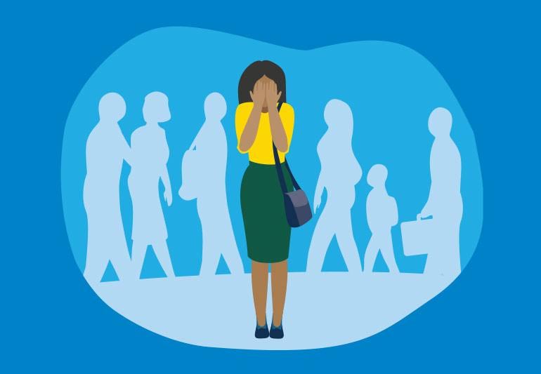 Lo sợ khác nhút nhát