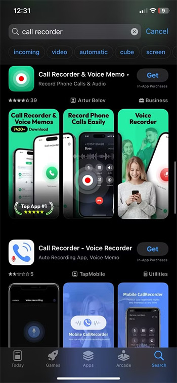 Ứng dụng ghi âm cuộc gọi iPhone
