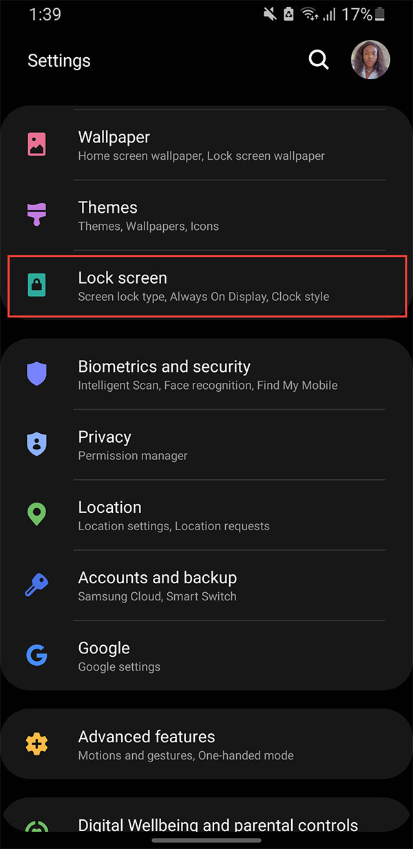 Chỉnh màn hình khóa Android
