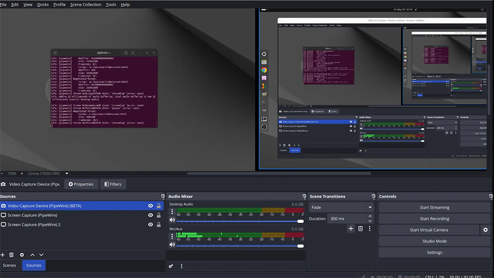 obs studio update note