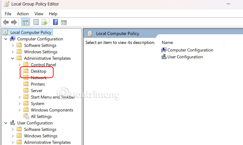 Local Group Policy Editor