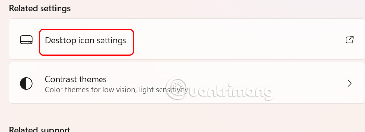 Điều chỉnh icon màn hình