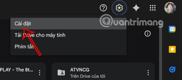 Cài đặt Google Drive