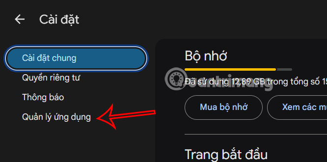 Quản lý Google Drive