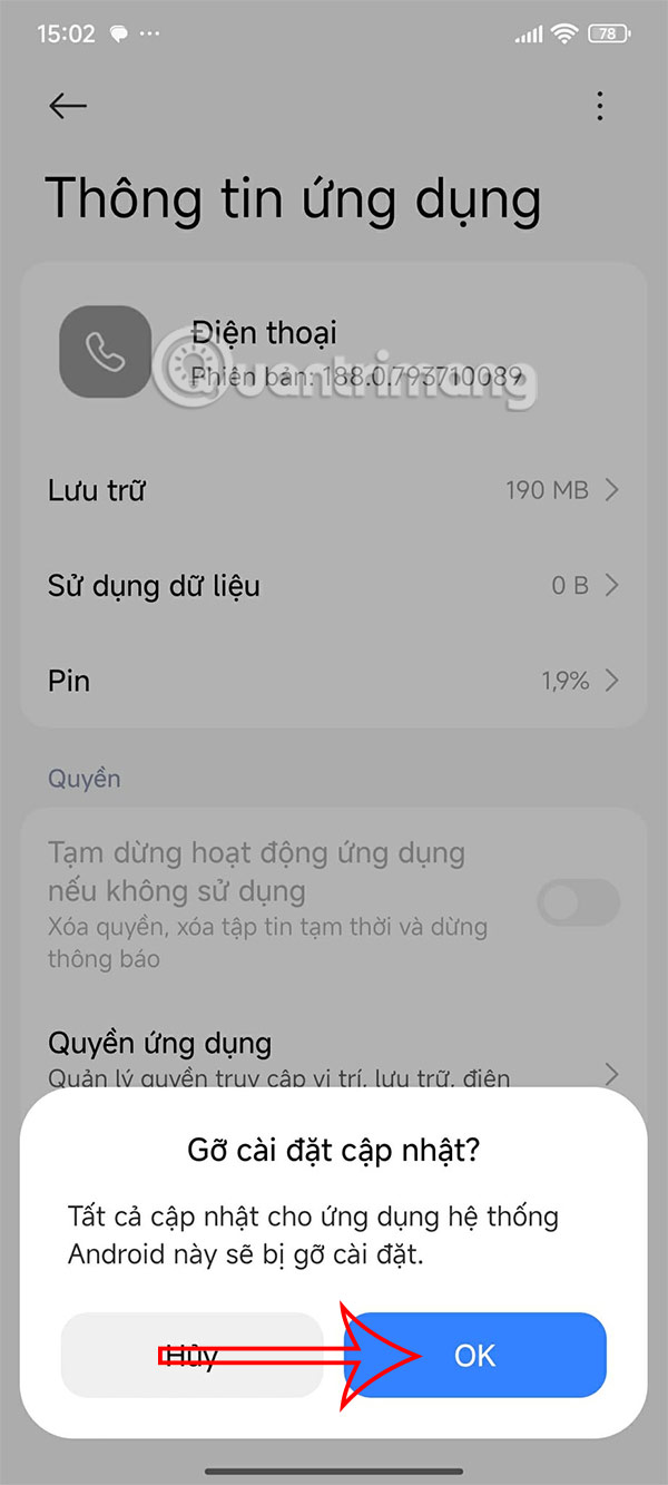 Quay về bản Điện thoại cũ