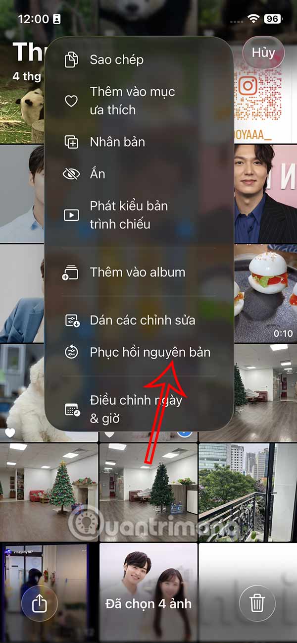 Lật nhiều ảnh trên iPhone