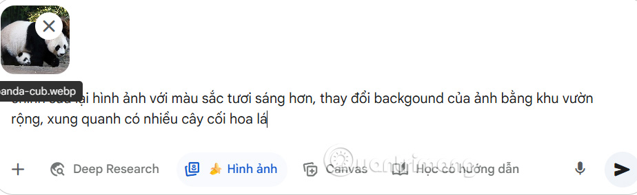Chỉnh sửa ảnh bằng Nano Banana Gemini