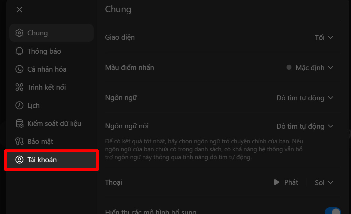 Cài đặt ChatGPT Plus