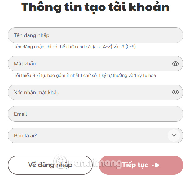 Thông tin cá nhân Trạng Nguyên