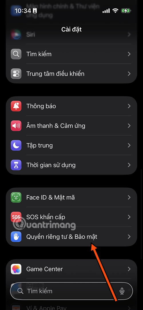 canh bao nhay cam iphone