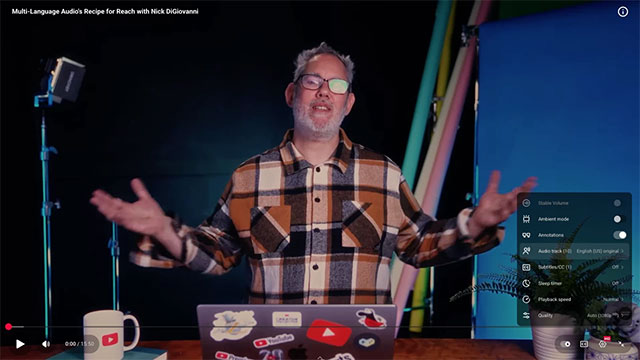 YouTube triển khai tính năng đa ngôn ngữ cho video