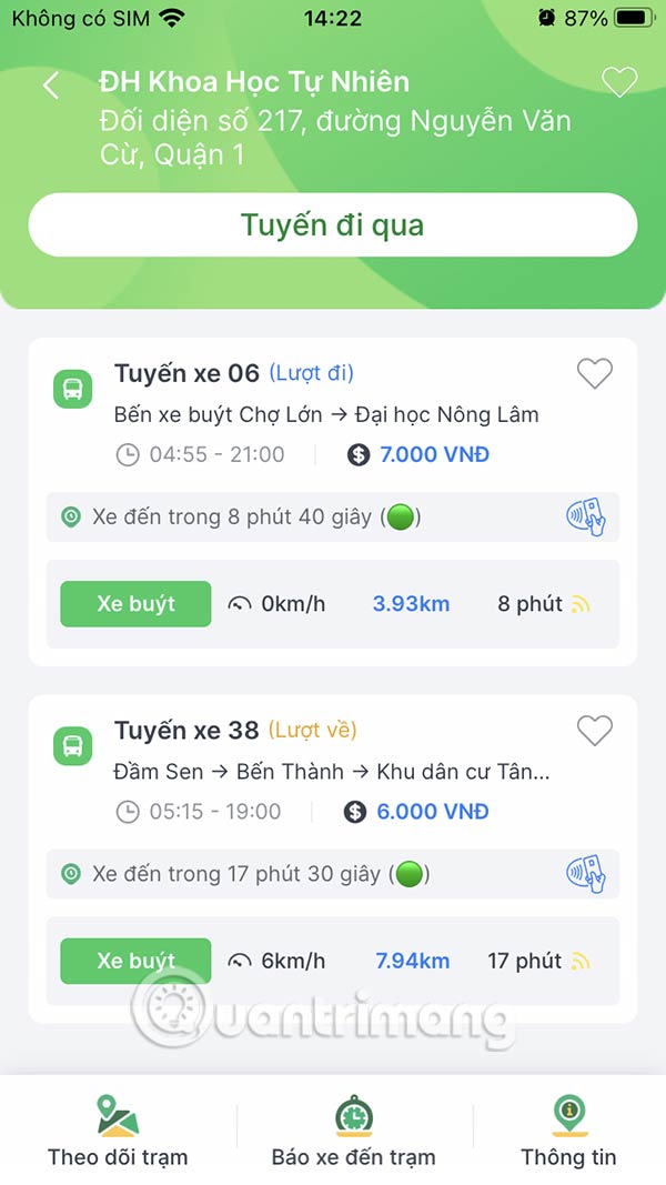 Xe buýt di chuyển