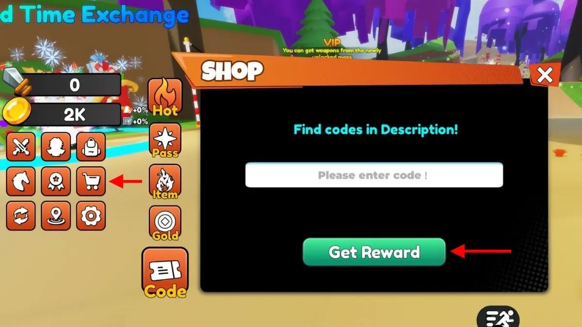 Màn hình đổi code Slayer Blade