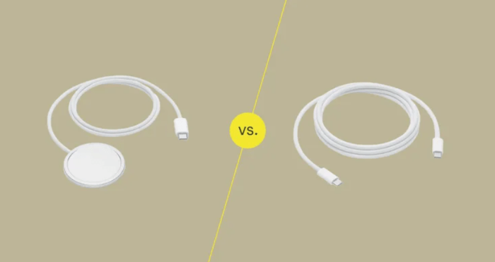 MagSafe so với sạc có dây