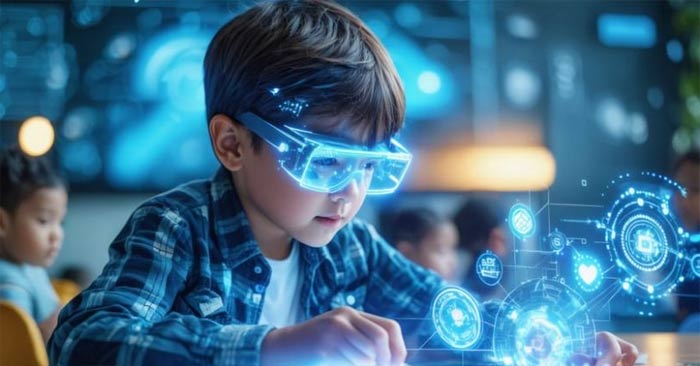 Trẻ em dùng AI