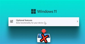 Hướng dẫn cài và gỡ tính năng tùy chọn Windows 11