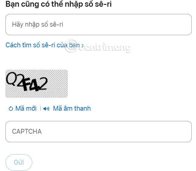 Nhập seri iPhone