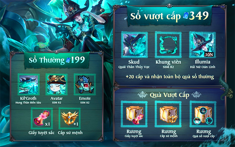 sổ sứ mệnh mùa mới nhất