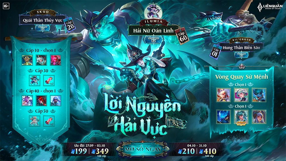 sổ sứ mệnh mùa mới nhất