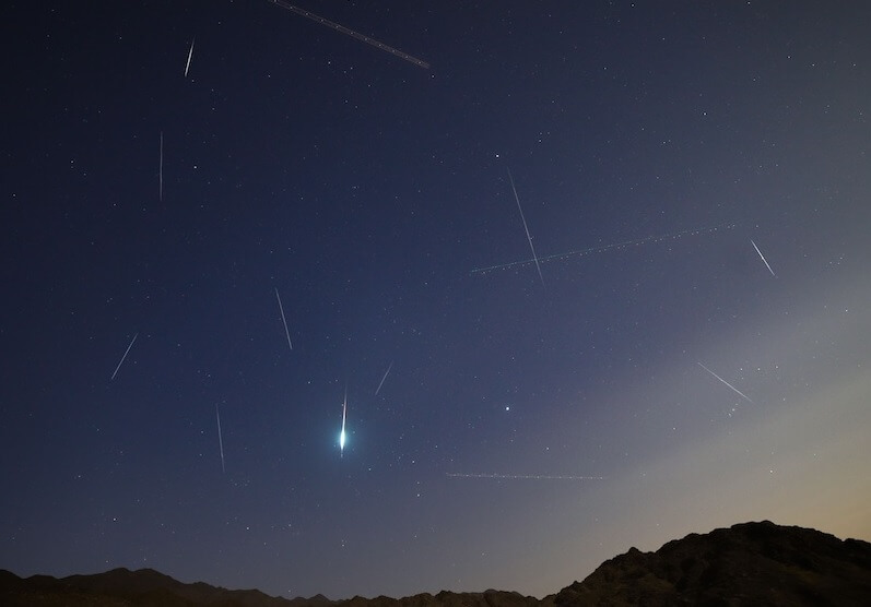 Quan sát mưa sao băng không khó