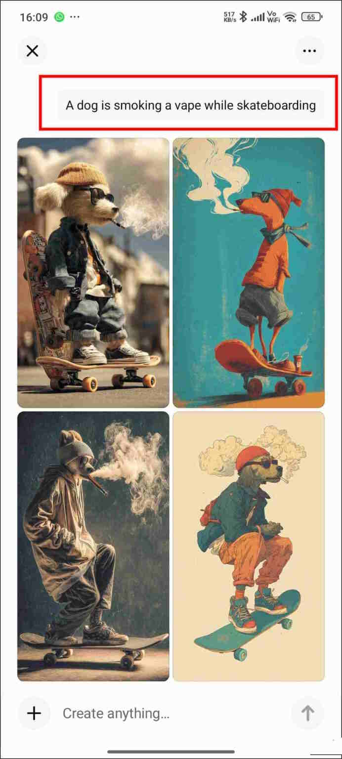 Ảnh AI tạo trên Instagram