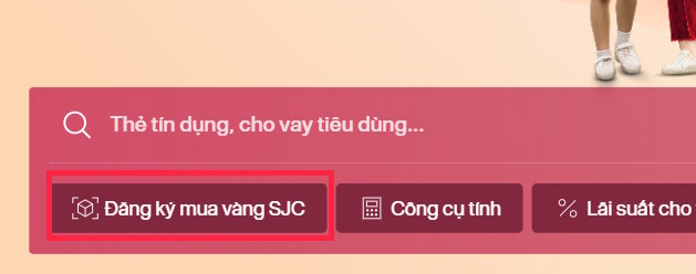 Đăng ký mua vàng SJC trên Agribank
