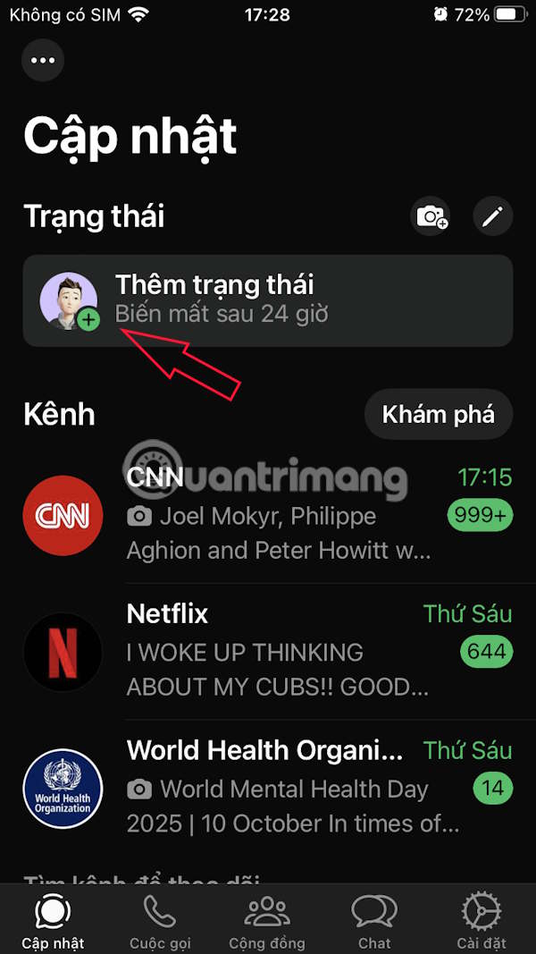 Trạng thái WhatsApp