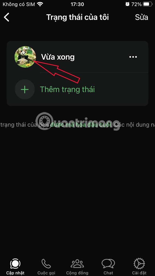 Xem trạng thái WhatsApp