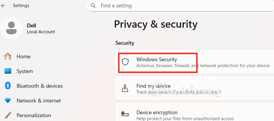 Windows Security