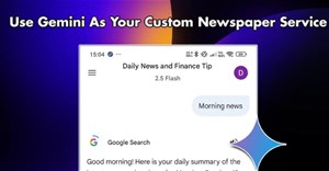 Cách đọc nhanh tin tức trên Gemini theo yêu cầu
