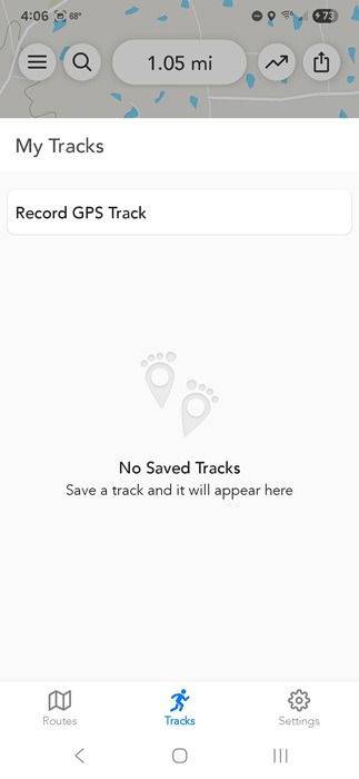 Bật theo dõi GPS trong Footpath