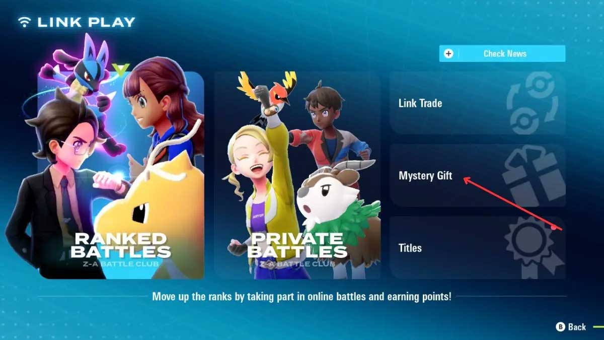 Linkplay trong Pokemon Legends ZA