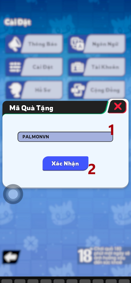 code palmon cuoc chien sinh ton