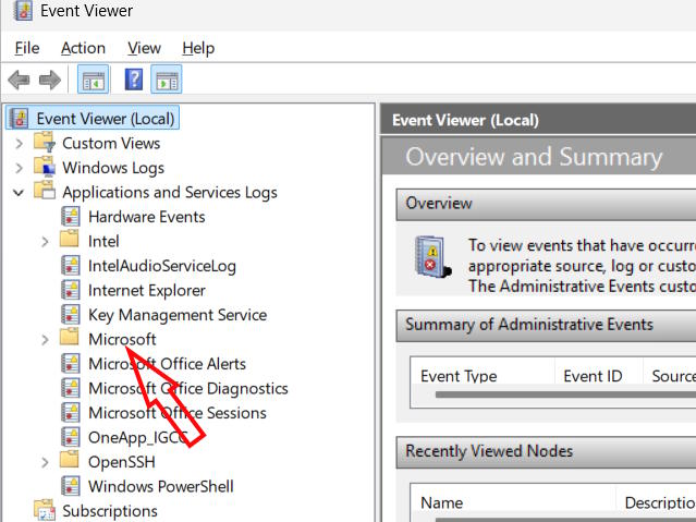 Event Viewer
