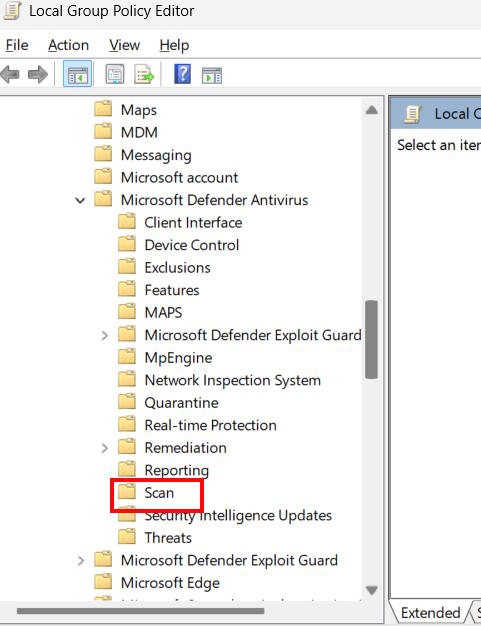 Thư mục Local Group Policy Editor