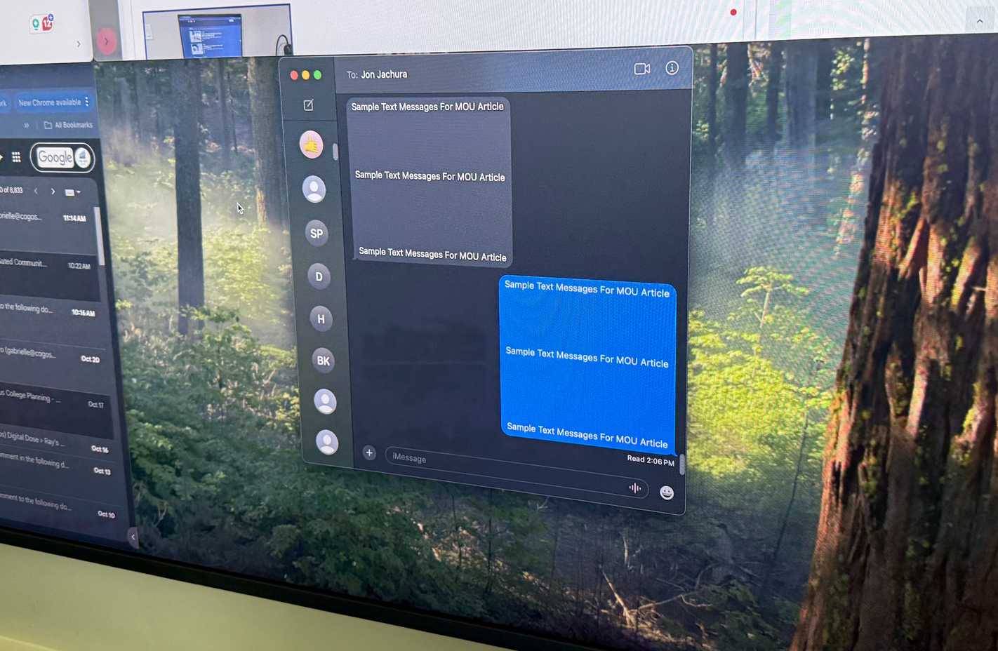 Ứng dụng Apple Messages trên macOS
