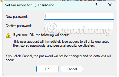 hướng dẫn đổi mật khẩu win 11