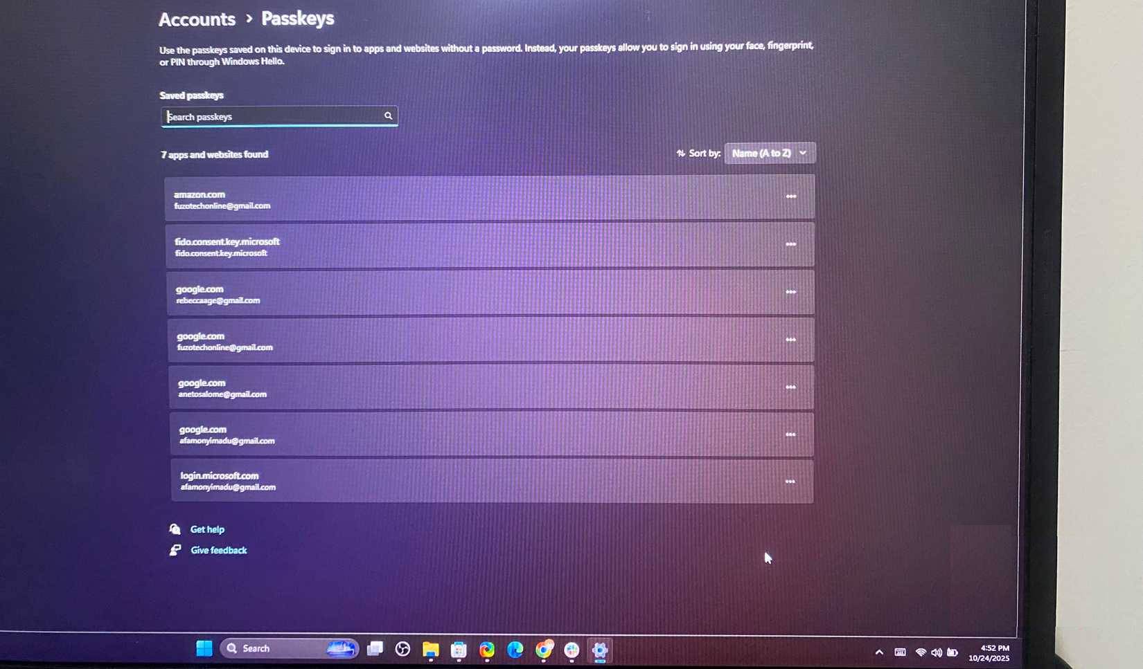 Thiết lập mã khóa trên Windows 11
