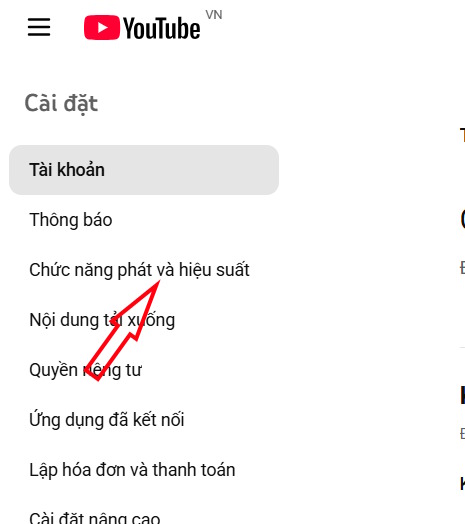 Chế độ phát video YouTube PC